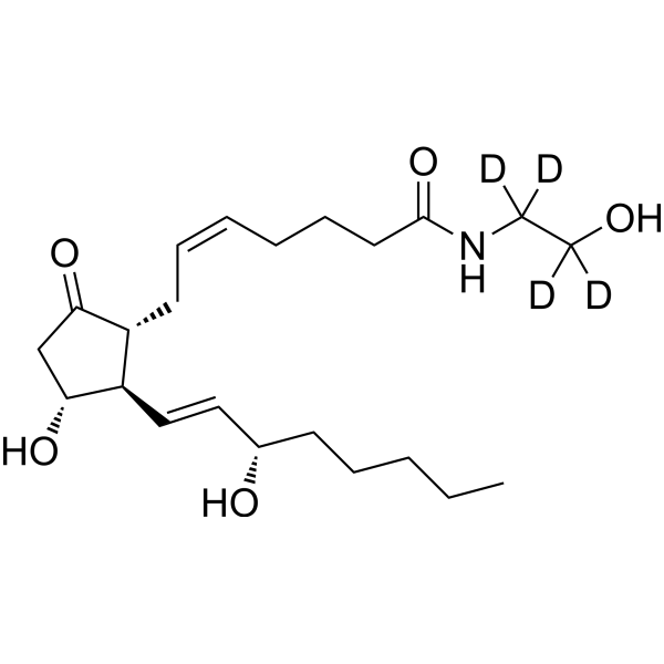 Prostaglandin E2 ethanolamide-d4 2389048-36-4